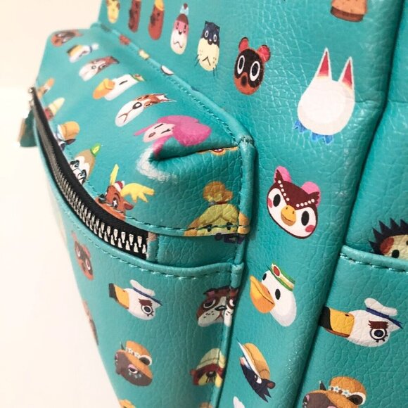 2021 Bioworld Animal Crossing Character Mini Backpack Bag Nintendo Scuffs - Picture 7 of 16